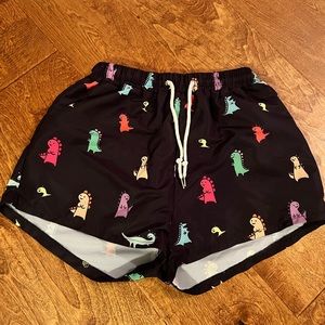 Large multi color dinosaur shorts from shein